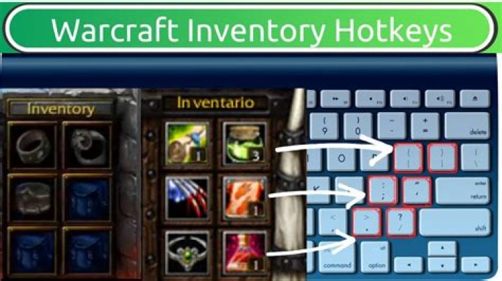 How do I change my warcraft 3 inventory shortcut?