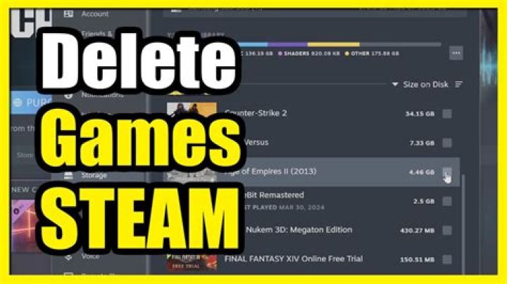 How do I delete all games from my library?
