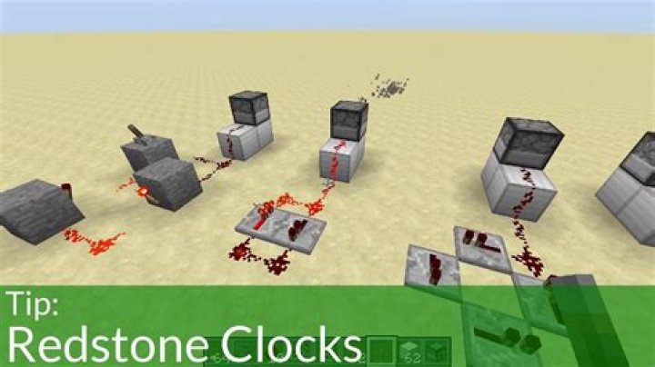 How do you make a repeating Redstone clock?