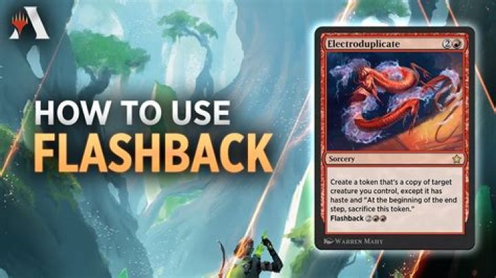 How does Flashback work in MTG?
