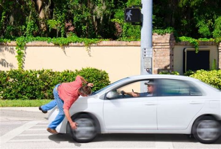 What are the consequences of hitting a pedestrian?