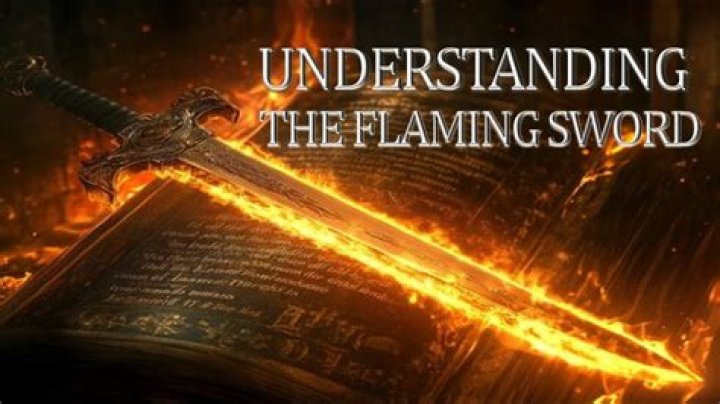 What God has a flaming sword?