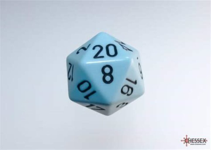 What is the mathematical term for a 20 sided die?